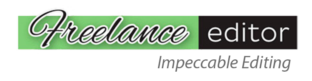 The Freelance Editor Logo